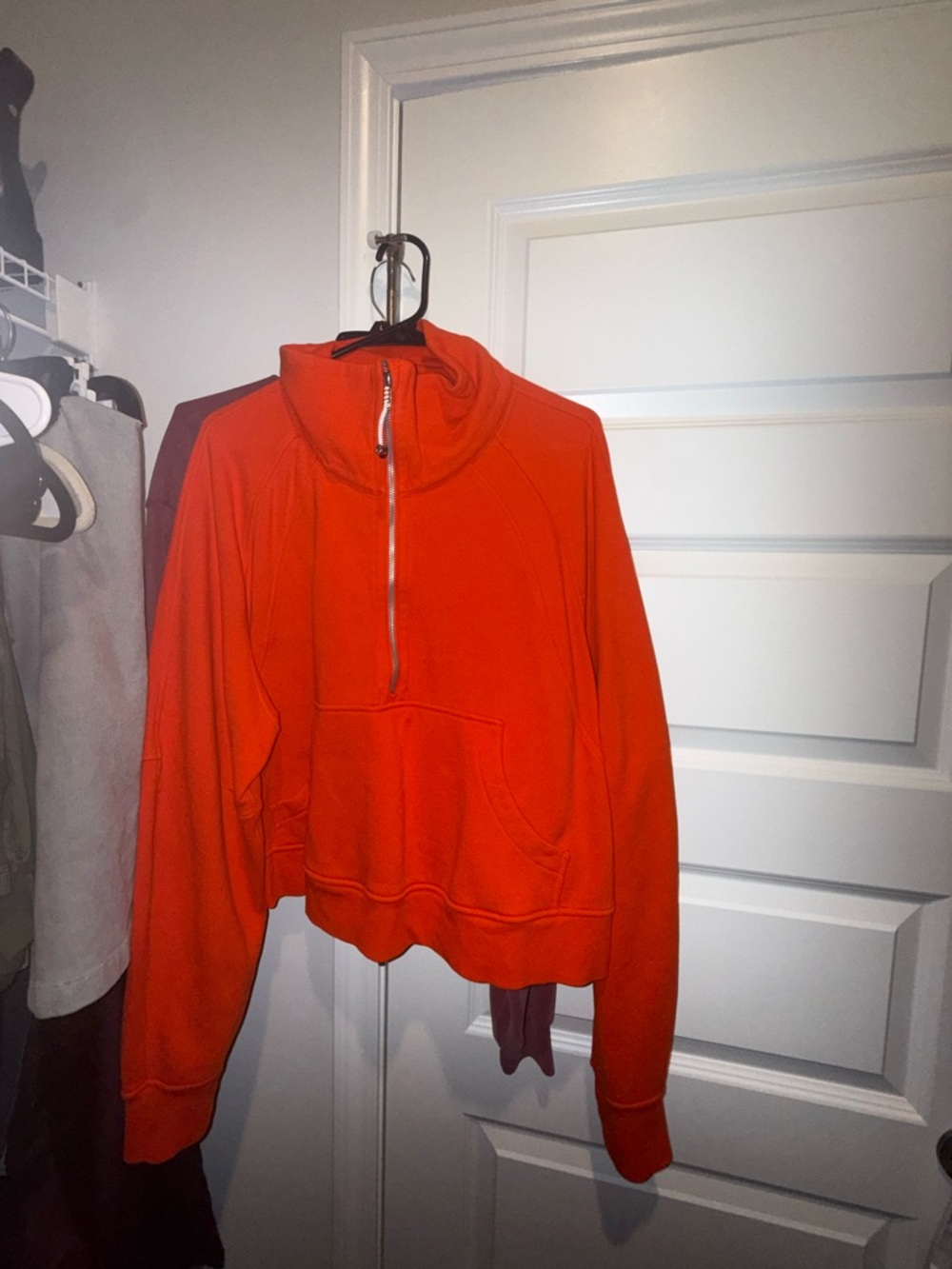 Lululemon half zip scuba - Bright Orange